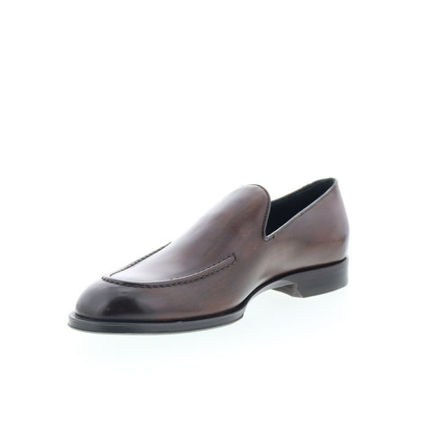 Pastori by Di Bianco Marcus Mens Brown Loafers & Slip Ons Casual Shoes
