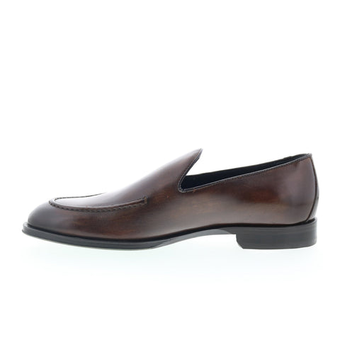 Pastori by Di Bianco Marcus Mens Brown Loafers & Slip Ons Casual Shoes