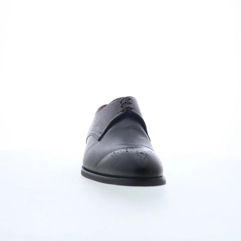 Di Bianco Marmo Mens Brown Leather Lace Up Oxfords & Lace Ups Casual Shoes