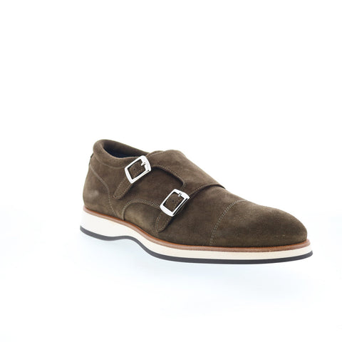 Di Bianco Matera Classic Mens Brown Suede Loafers & Slip Ons Casual Shoes