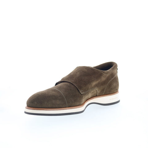 Di Bianco Matera Classic Mens Brown Suede Loafers & Slip Ons Casual Shoes