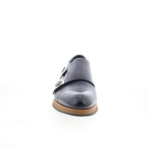 Di Bianco Matera Classic Mens Black Leather Loafers & Slip Ons Casual Shoes