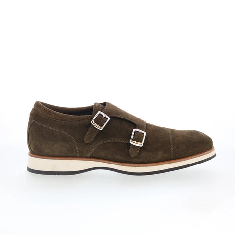 Di Bianco Matera Mens Brown Suede Loafers & Slip Ons Casual Shoes