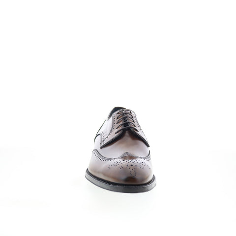 Di Bianco Matera Mens Brown Oxfords & Lace Ups Wingtip & Brogue Shoes