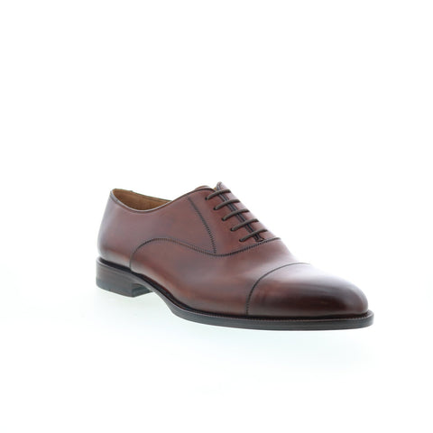 Pastori by Di Bianco Maximus Mens Brown Oxfords & Lace Ups Cap Toe Shoes