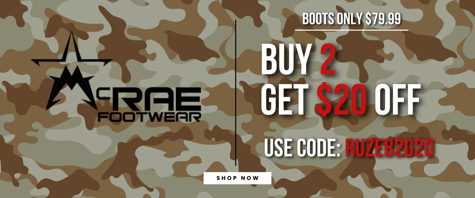 Buy 2 Get $20 Off