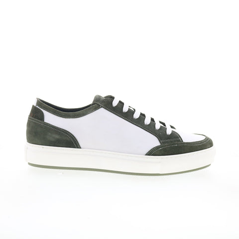 Pastori by Di Bianco Messina Mens White Leather Lifestyle Sneakers Shoes