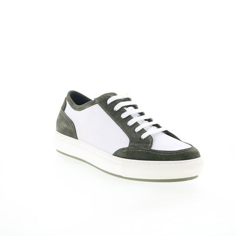 Pastori by Di Bianco Messina Mens White Leather Lifestyle Sneakers Shoes