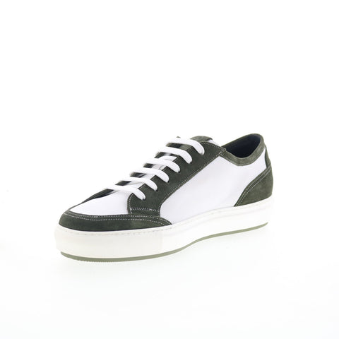 Pastori by Di Bianco Messina Mens White Leather Lifestyle Sneakers Shoes