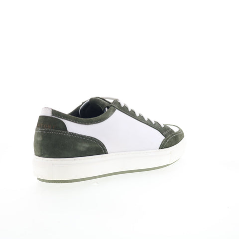 Pastori by Di Bianco Messina Mens White Leather Lifestyle Sneakers Shoes