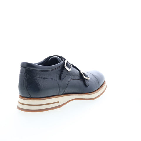 Di Bianco Micro Chiara Mens Black Leather Loafers & Slip Ons Casual Shoes