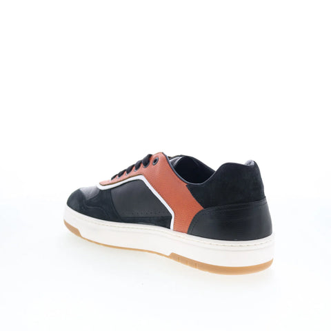 Di Bianco Horween Mens Blue Leather Lace Up Lifestyle Sneakers Shoes