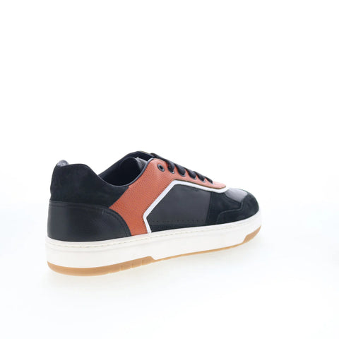 Di Bianco Horween Mens Blue Leather Lace Up Lifestyle Sneakers Shoes