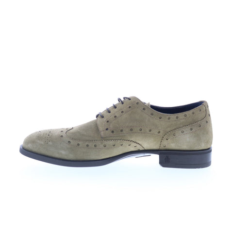 Di Bianco Monta Gnana Mens Gray Oxfords & Lace Ups Wingtip & Brogue Shoes