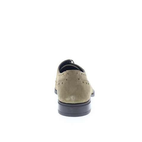 Di Bianco Monta Gnana Mens Gray Oxfords & Lace Ups Wingtip & Brogue Shoes