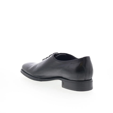 Di Bianco Morsella Mens Black Leather Oxfords & Lace Ups Plain Toe Shoes