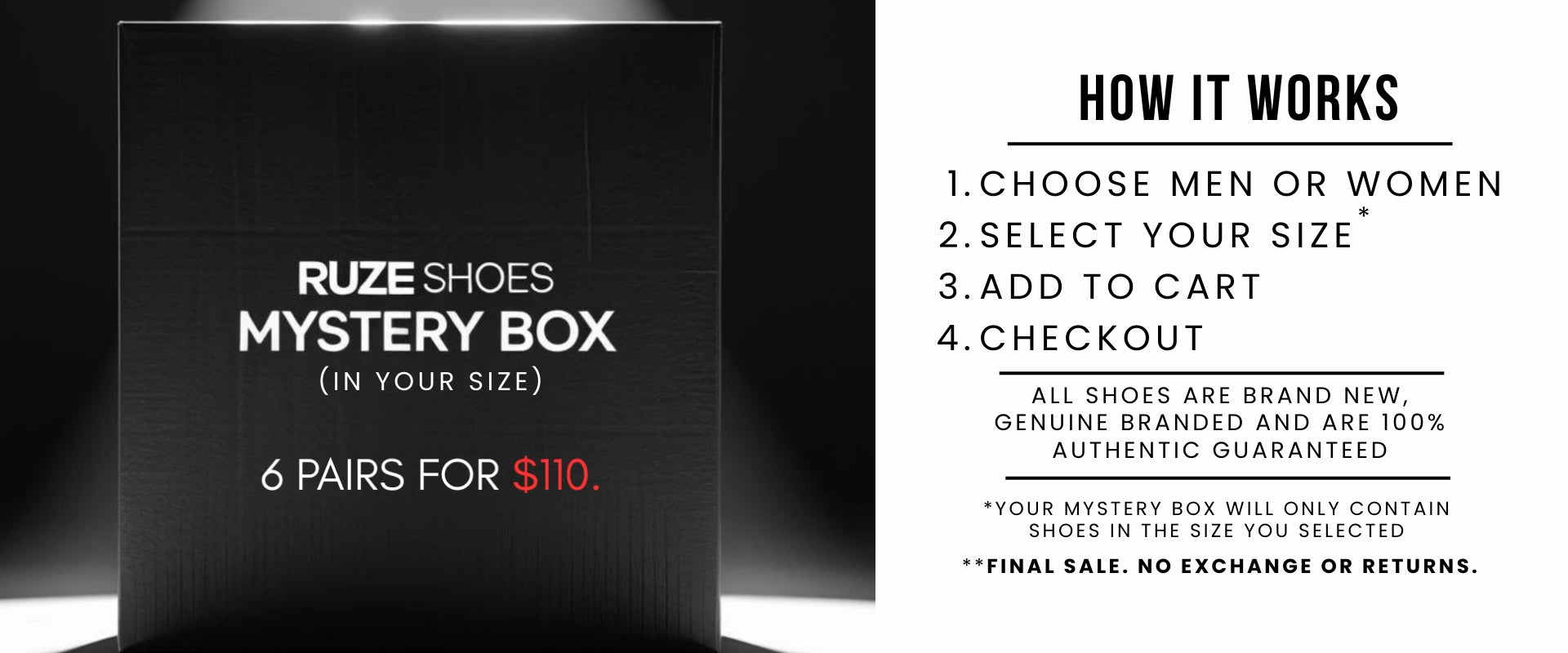 Ruze Shoes Mystery Box