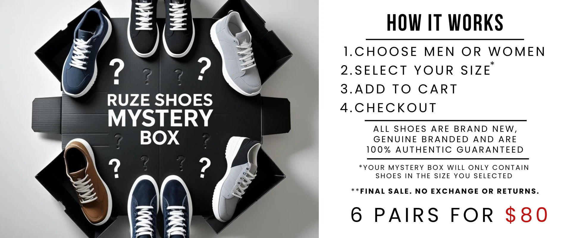 Ruze Shoes Mystery Box