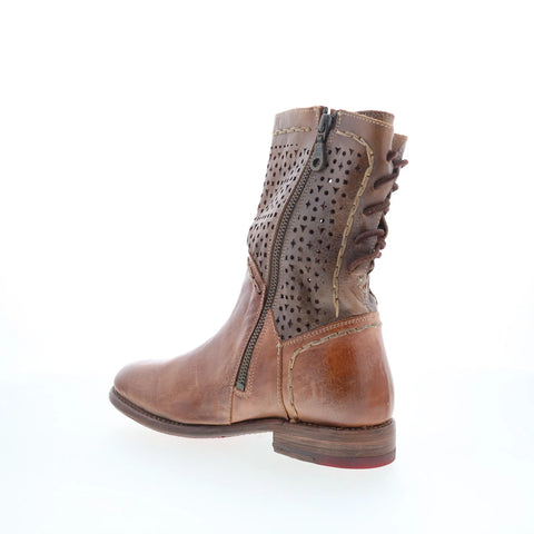 Bed Stu Bridgewater F311014 Womens Brown Leather Zipper Western Boots