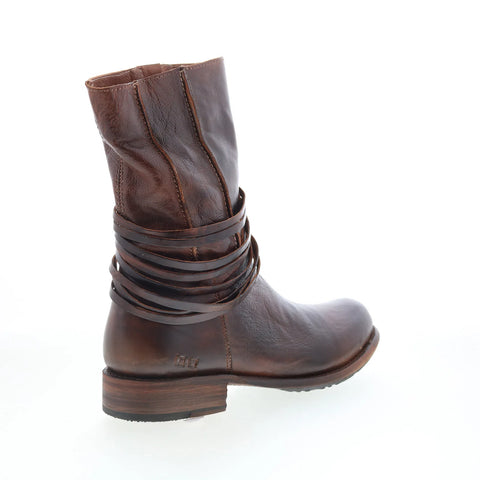Bed Stu Rampton F311026 Womens Brown Leather Zipper Western Boots