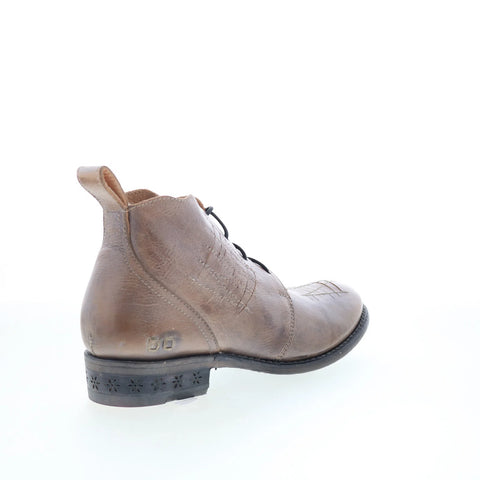 Bed Stu Barkley F314001 Womens Gray Leather Lace Up Western Boots