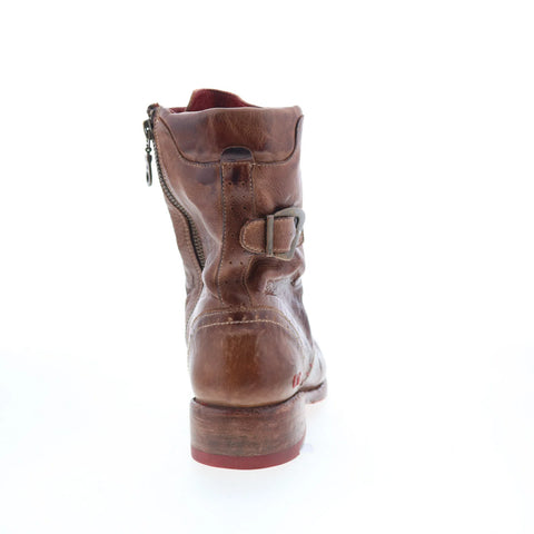 Bed Stu Annette F321122 Womens Brown Leather Lace Up Western Boots