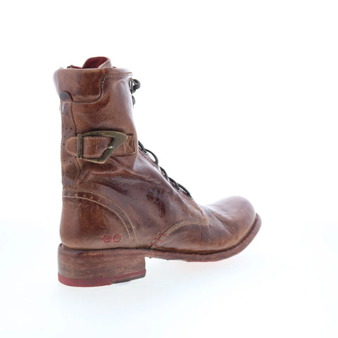 Bed Stu Annette F321122 Womens Brown Leather Lace Up Western Boots