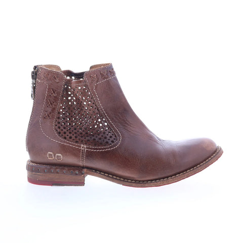 Bed Stu Baylene F321148 Womens Brown Leather Zipper Casual Dress Boots