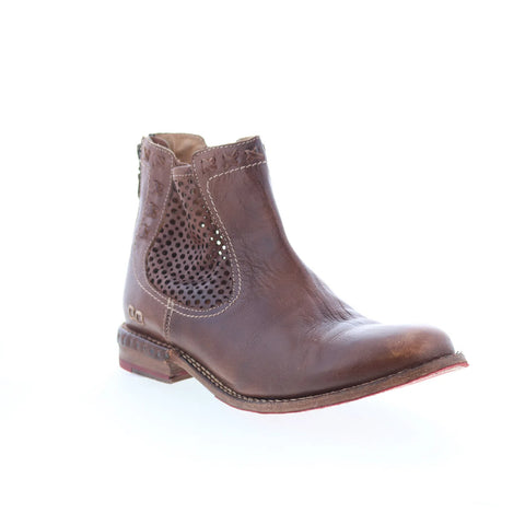 Bed Stu Baylene F321148 Womens Brown Leather Zipper Casual Dress Boots