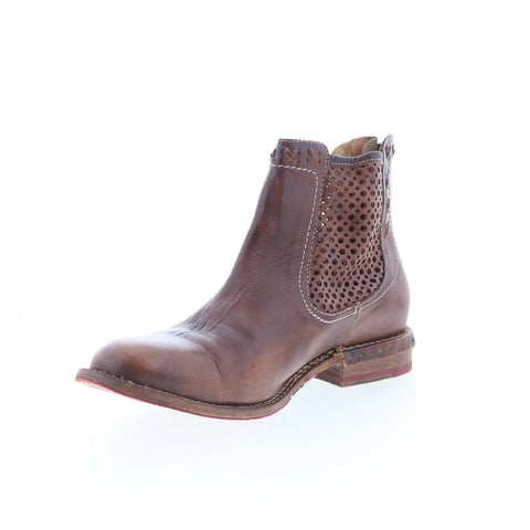 Bed Stu Baylene F321148 Womens Brown Leather Zipper Casual Dress Boots