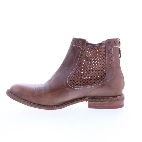 Bed Stu Baylene F321148 Womens Brown Leather Zipper Casual Dress Boots