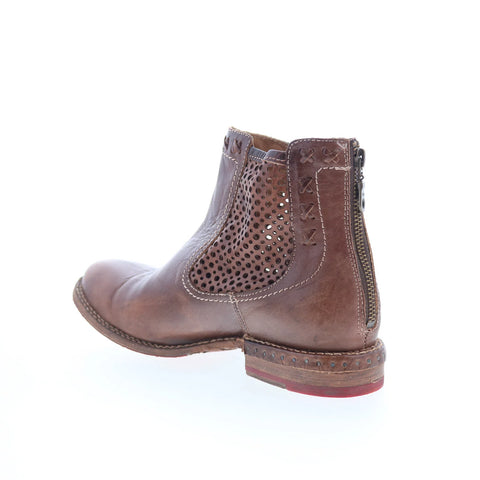 Bed Stu Baylene F321148 Womens Brown Leather Zipper Casual Dress Boots