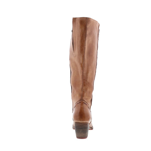 Bed Stu Fate F322006 Womens Brown Leather Zipper Western Boots