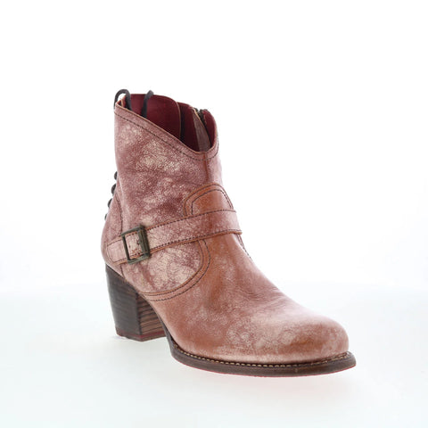 Bed Stu Xena 2 F322016 Womens Brown Leather Zipper Western Boots