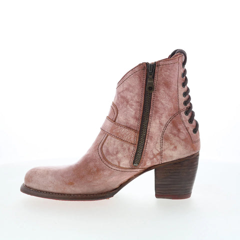 Bed Stu Xena 2 F322016 Womens Brown Leather Zipper Western Boots