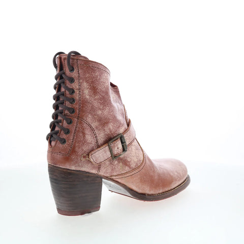 Bed Stu Xena 2 F322016 Womens Brown Leather Zipper Western Boots