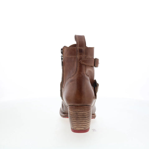 Bed Stu Allie F322017 Womens Brown Leather Zipper Western Boots