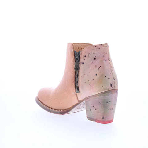Bed Stu Yell F387002 Womens Brown Leather Zipper Ankle & Booties Boots