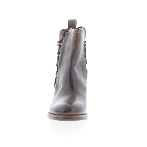 Bed Stu Blaire F387011 Womens Brown Leather Zipper Casual Dress Boots