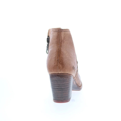 Bed Stu Yell P F387015 Womens Brown Leather Zipper Western Boots