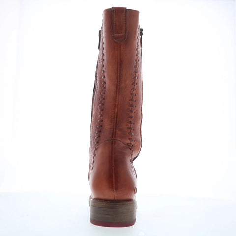 Bed Stu Latifah F393063 Womens Brown Leather Zipper Western Boots
