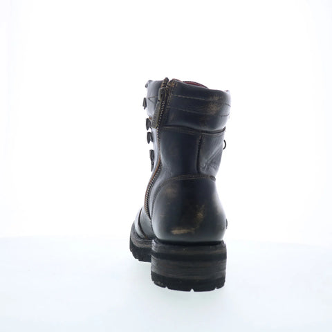 Bed Stu Khya F393065 Womens Black Leather Lace Up Western Boots