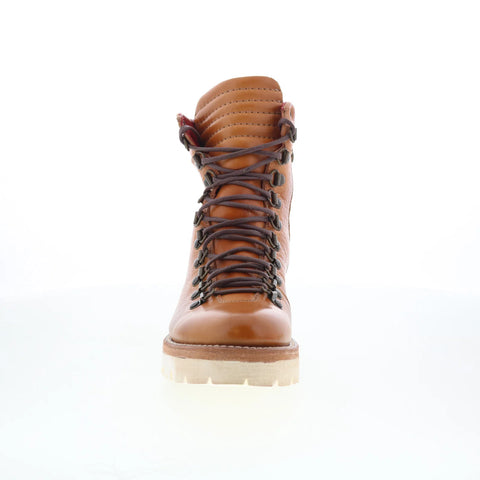 Bed Stu Khya F393065 Womens Brown Leather Lace Up Casual Dress Boots