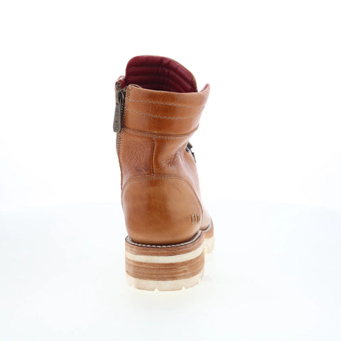 Bed Stu Khya F393065 Womens Brown Leather Lace Up Casual Dress Boots