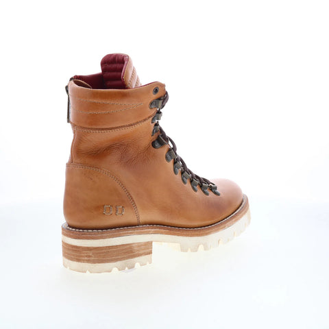 Bed Stu Khya F393065 Womens Brown Leather Lace Up Casual Dress Boots