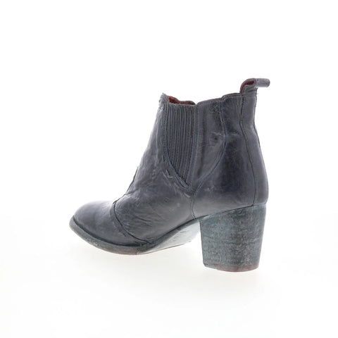 Bed Stu Brie II F393078 Womens Black Leather Slip On Western Boots