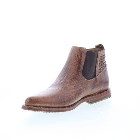 Bed Stu Rove F397005 Womens Brown Leather Slip On Chelsea Boots
