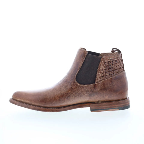 Bed Stu Rove F397005 Womens Brown Leather Slip On Chelsea Boots
