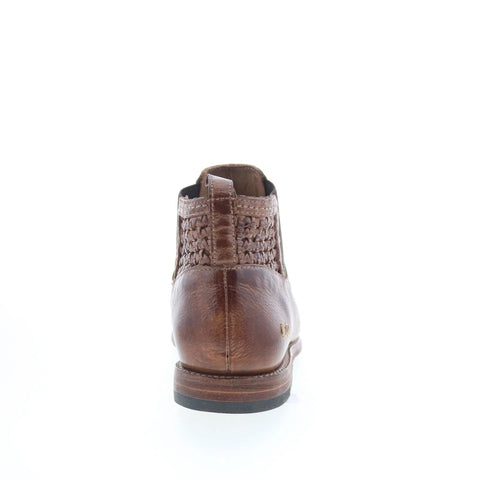 Bed Stu Rove F397005 Womens Brown Leather Slip On Chelsea Boots