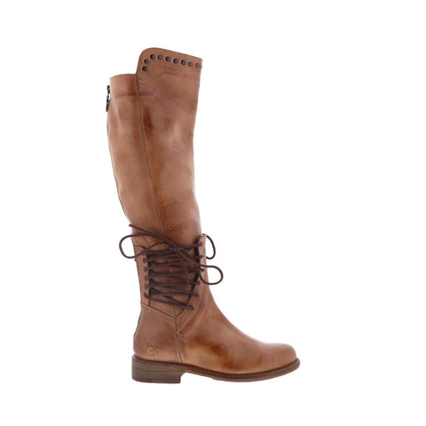 Bed Stu Loxley F311018 Womens Brown Leather Zipper Knee High Boots